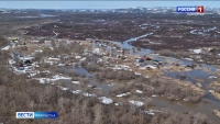 Из-за активного таяния снега село Парень оказалось в зоне подтопления
