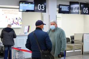 В аэропорту введены дополнительные меры безопасности