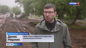 Благоустройство на улице Попова