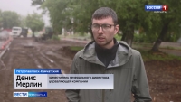 Благоустройство на улице Попова