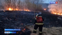Возгорание произошло на выходных в микрорайоне Кирпичики