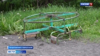 На улице Флотская в краевой столице заменят устаревшую детскую площадку