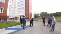 Многоквартирные дома на улице Карбышева готовят к сдаче