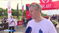 Владимир Солодов пробежал 10 километров на полумарафоне «За Бег РФ»