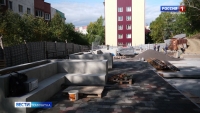 Благоустройство территории на Орбитальном проезде в краевой столице завершается