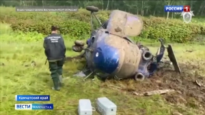 Вертолет частной компании совершил жесткую посадку в долине Налычево