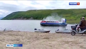 Первый регулярный рейс по маршруту Манилы-Каменское совершило судно на воздушной подушке