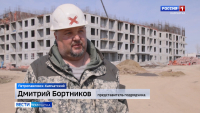 Строительство микрорайона Северный идет полным ходом