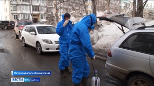 Дезинфекция в Петропавловске продолжается