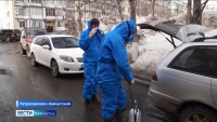 Дезинфекция в Петропавловске продолжается