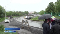 Дорога возле станции переливания крови