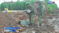Около гостиницы "Петропавловск" во время строительных работ обнаружили боевую мину