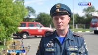 На Камчатке прошли соревнования по пожарно-спасательному спорту
