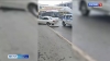 На перекрестке в районе КП произошло столкновение автомобиля с автобусом