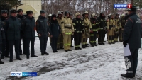 В Елизове прошли проверочные пожарно-технические учения