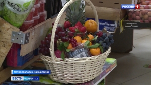 Новогодняя продуктовая корзина Камчатки