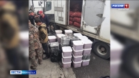 Больше тонны незаконно добытой икры обнаружили в грузовом автомобиле