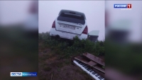 Нетрезвый водитель в Вилючинске вылетел с обрыва вместе с автомобилем