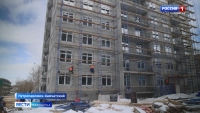 Новый многоквартирный дом на улице Арсеньева.
