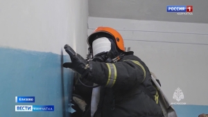 В Елизове прошли пожарно-тактические учения