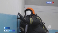 В Елизове прошли пожарно-тактические учения