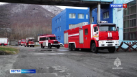 Пожарно-тактические учения прошли на территории ТЭЦ-2