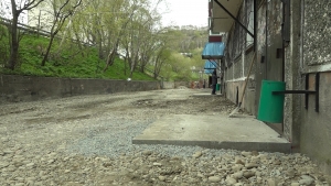 Благоустройство дворов Петропавловска продолжается