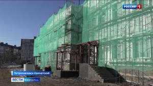 В строящемся детском саду на Циолковского приступили к отделочным работам