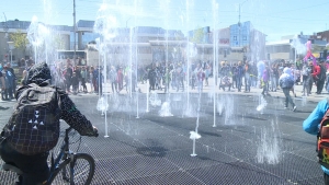 Открытие фонтана в Петропавловске