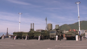 Выставка боевой техники в Петропавловске в рамках форума "Армия-2021"