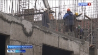 На улице Вилюйская в Петропавловске идет строительство детского сада