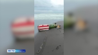 Мина на Халактырском пляже