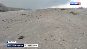 Жители поселка Ключи, пострадавшего от пеплопада, жалуются на недомогание