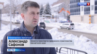 Уборка снега на Ленинской