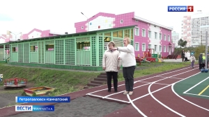 Новый стадион в детском саду