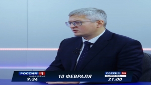 10 февраля большое интервью Владимира Солодова на каналах "Россия-1" и "Россия-24"