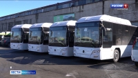 Автопарк Петропавловска получил пять новых автобусов "Лотос"