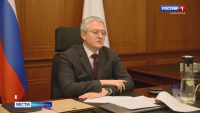 Губернатор края в режиме ВКС принял участие в родительском собрании