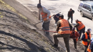 В краевой столице в пятый раз за сезон прошли общегородские субботники